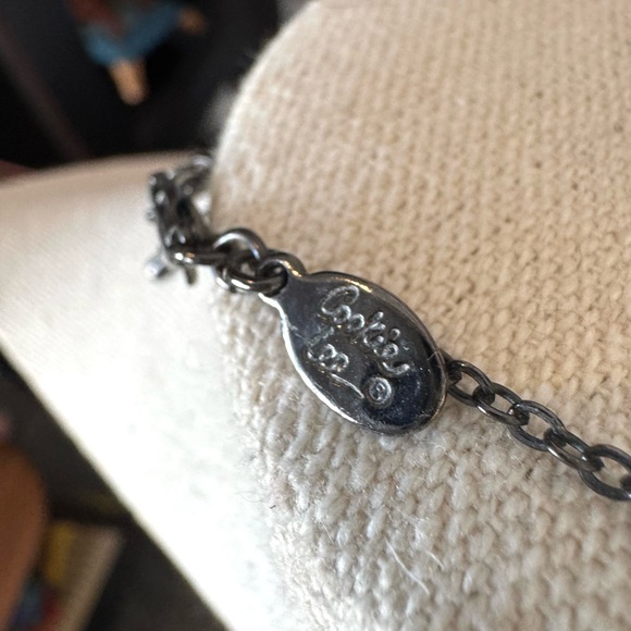 Cookie Lee Gunmetal Gem Pendant Necklace - Picture 8 of 9